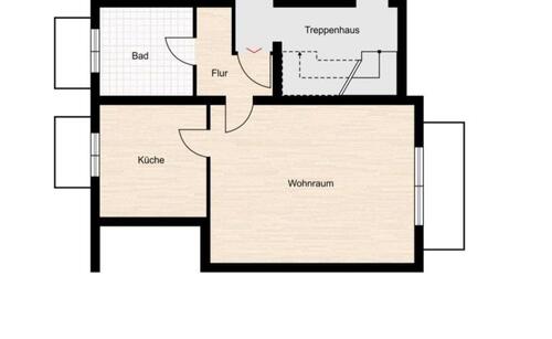 Foto - 1, 5 Zimmer Wohnung in Rheinzabern zu vermieten