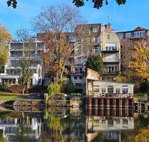 Schöne Altbauwohnung mit Saaleblick, Garten und Pool, zentrumsnah - Halle (Saale) Damaschkestraße