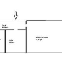 Charmante 1-Zimmer-Wohnung im ersten Stock im Grünen - Neukirchen/Pleiße