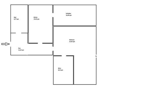 Foto - Charmante 3-Zimmer-Wohnung im ersten Stock