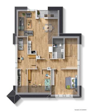 Foto - Wohnung Dachgeschoss im historischen Speyerhaus – sanierter Altbau trifft auf modernen Wohnkomfort