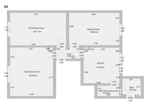 Foto - 3 Zimmer Etagenwohnung zur Miete in Neunkirchen