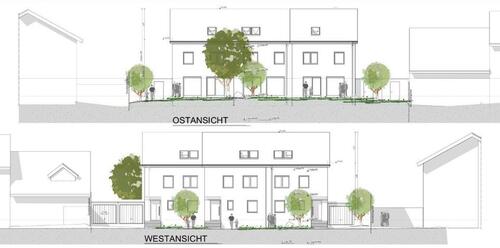 Foto - 2 Neubau-Stadthäuser als Mittelhäuser