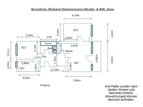 Foto - Etagenwohnung zur Miete in Jena