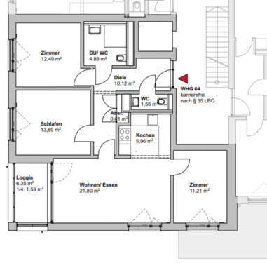 Foto - 4 Zimmer Etagenwohnung zur Miete in Brühl