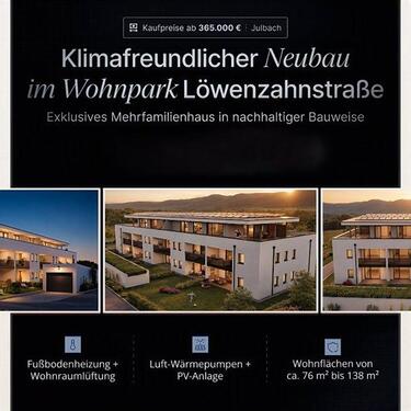 Foto - Neubauwohnungen im KfW‑40‑QNG-Standard