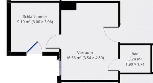 Foto - 1 Zimmer Erdgeschoßwohnung zur Miete in Eichstätt