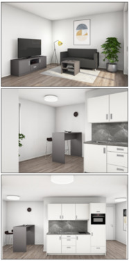 Foto - Möblierte Wohnung - 1.100,00 EUR Kaltmiete,