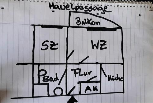 Foto - 2 Zimmer Etagenwohnung zur Miete in Hennigsdorf