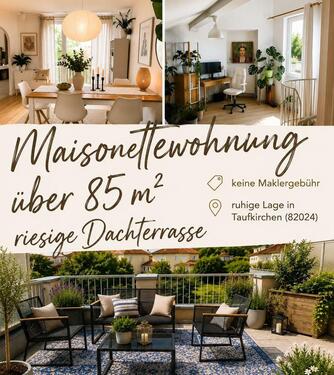 Foto - Individuelle, ruhige Maisonette-Wohnung mit riesiger Terrasse
