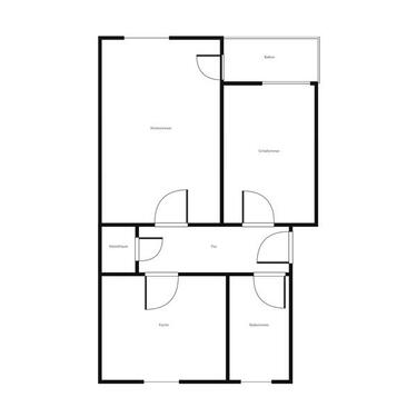 Foto - 2 Zimmer Erdgeschoßwohnung zur Miete in Braunschweig