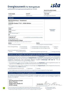 Foto - 3- Zimmer- Wohnung in Böhlen - 503,00&nbsp;EUR Kaltmiete, ca.&nbsp; 75,00&nbsp;m&sup2;