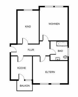 Foto - Etagenwohnung zur Miete in Leipzig
