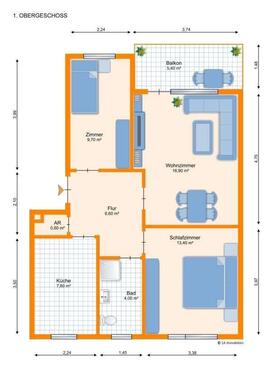 Foto - 3 Zimmer-Wohnung St.Magnus zur Miete