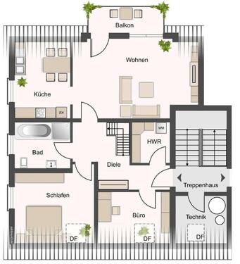 Foto - 5 Zimmer Maisonettenwohnung in Eilenburg