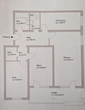 Foto - 3-Zimmerwohnung Bruderhofgebiet ab sofort bezugsfähig