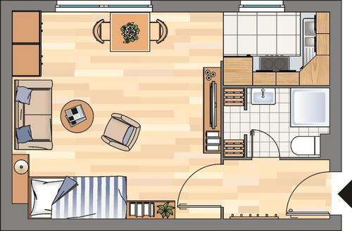 Foto - 1-Zimmer-Wohnung in Flensburg Weiche