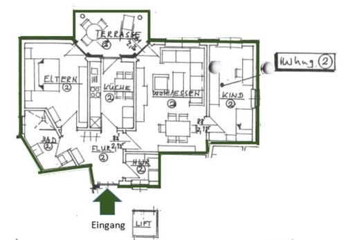 Foto - 3 Zimmer Erdgeschoßwohnung zur Miete in Wagenfeld