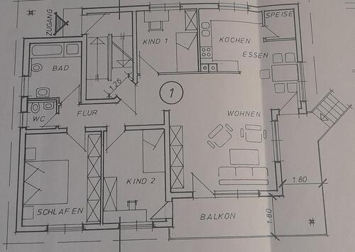 Foto - Etagenwohnung in Dürbheim zur Miete