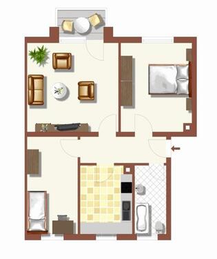 Foto - 2.5 Zimmer Etagenwohnung zur Miete in Heidenheim an der Brenz