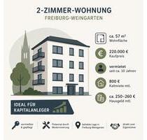 Vermietete 2-Zimmer-Wohnung in Freiburg-Weingarten - Freiburg im Breisgau Haslach