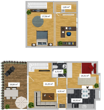 Foto - Gemütliche 3-Zimmer-Whg mit großem Balkon, Haustiere auf Anfrage