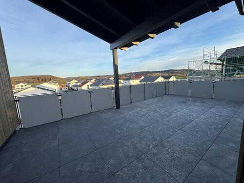 Foto - Luxus 2-Zimmerwohnung im 2.OG in Satteldorf mit großer Dachterrasse