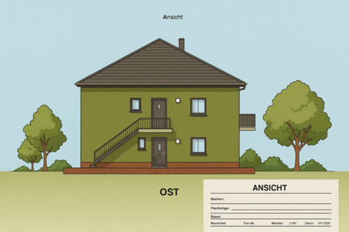 Foto - Etagenwohnung in Gau-Odernheim
