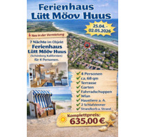 Ferienhaus Ostsee Schönberger Strand mit Hund 25.04. - 02.05. - Schönberg (Holstein)