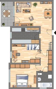 Foto - 3 Zimmer Etagenwohnung in Bergheim