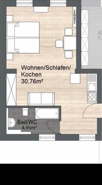 Foto - Möblierte 1-Zimmerwohnung in Cottbus mit Pantry-Küche