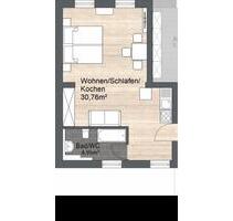 Möblierte 1-Zimmerwohnung in Cottbus mit Pantry-Küche