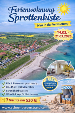 Foto - Last Minute Ostsee Schönberger Strand 4 Pers.14.03. - 21.03.2026