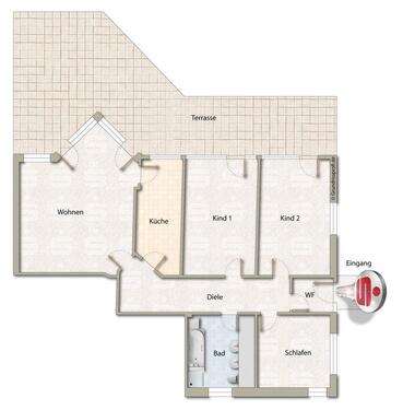 Foto - 4 Zimmer Etagenwohnung zur Miete in Geislingen an der Steige