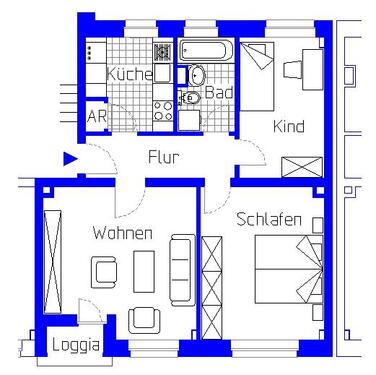 Foto - Etagenwohnung in Minden