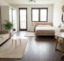 Leimen: NEU möbliertes 1-Zimmer-Apartment mit Balkon in Top-Lage