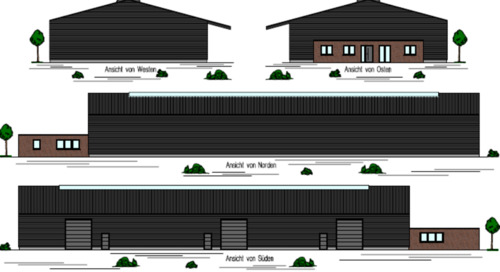 Foto - Lagerhalle, Gewerbehalle Neu mit Fußbodenheizung Alarmgesichert