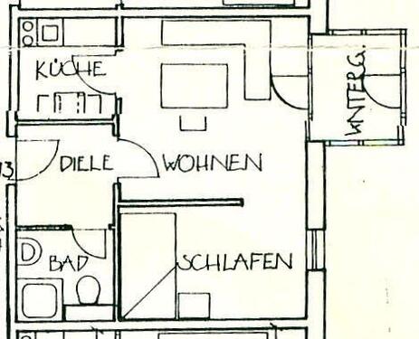 Foto - 1.5 Zimmer Etagenwohnung in Regensburg