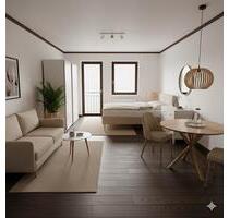 Leimen: NEU möbliertes 1-Zimmer-Apartment mit Balkon in Top-Lage