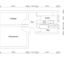 kernsanierte 2 Zimmer Wohnung in Ventschow zu vermieten - Warin