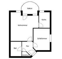 Charmante 2 Zimmer Wohnung mit Balkon, EBK und Carport - Niddatal