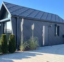 „Tiny Oskar“ Ferienhaus am See Wochenendurlaub Freitag - Sonntag Sauna Löbnitz bei Sachsen - Delitzsch