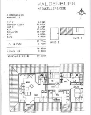 Foto - 3 Raum Wohnung in der Oberstadt von Waldenburg Stellplatz Zimmer