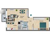 Foto - Etagenwohnung zur Miete in Triptis