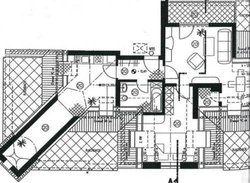 Foto - Hübsche 23 Raum Dachgeschosswohnung, Balkon, Einbauküche