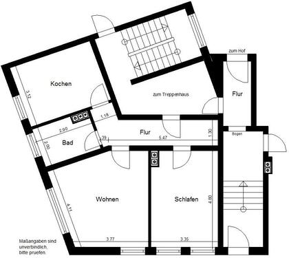 Foto - 2 Zimmer Erdgeschoßwohnung zur Miete in Nordhausen