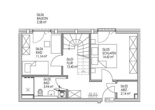 Foto - 3 Zimmer Maisonettenwohnung in Offenbach am Main