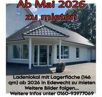 Ladenlokal mit Lagerfläche in Edewecht zu mieten!