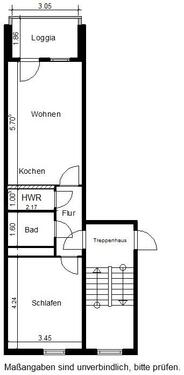 Foto - 2 Zimmer Etagenwohnung in Nordhausen