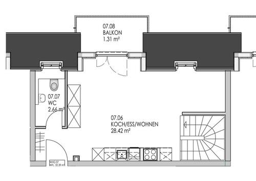 Foto - Maisonettenwohnung in Offenbach am Main zur Miete